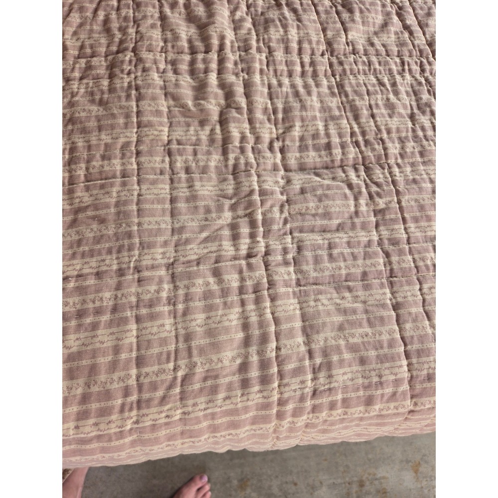 Potterybarn Queen patchwork quilt. - Picture 3 of 11